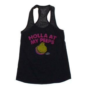 Peeps Charcoal Graphic Tank
